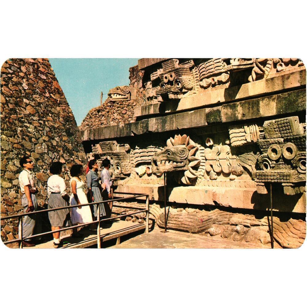 Templo De Quetzalcoatl San Juan, Teotihuacán, México Postcard